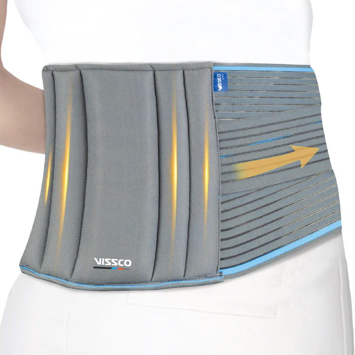 Lumbocare (Lumbo Sacral Belt) | Provides Support to the Lower Back | Pain solution for Back and Abdomen (Grey)